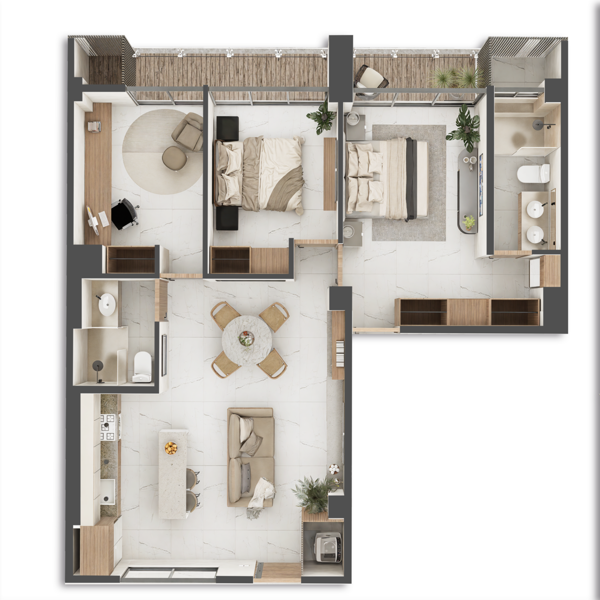 Departamento en venta en Montecristo, Mérida — foto 3 de 19