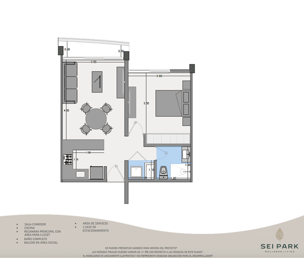 Departamento en venta en Cholul, Mérida — foto 2 de 13