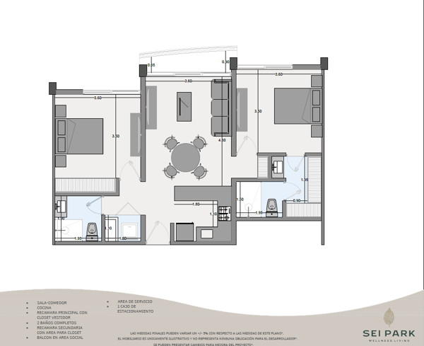 Departamento en venta en Cholul, Mérida — foto 2 de 13