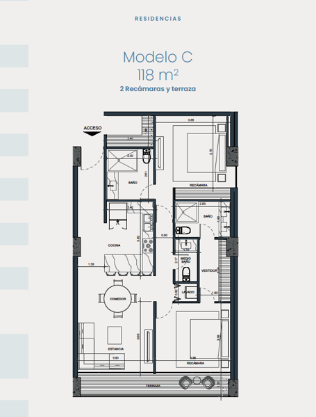 Departamento en venta en Santa Gertrudis Copo, Mérida — foto 2 de 33