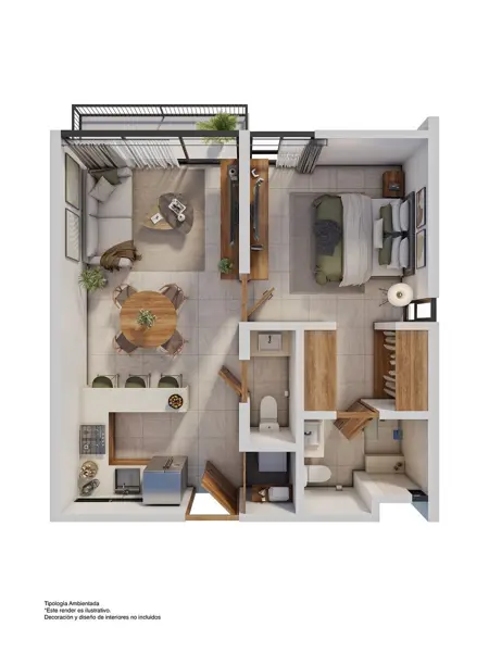 Departamento en venta en Temozon Norte, Mérida — foto 2 de 22