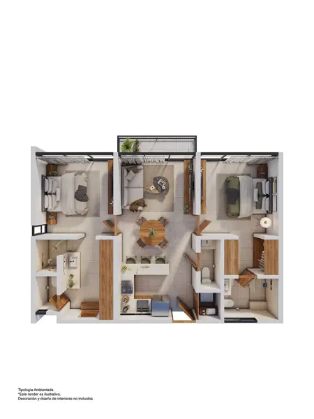 Departamento en venta en Temozon Norte, Mérida — foto 2 de 22