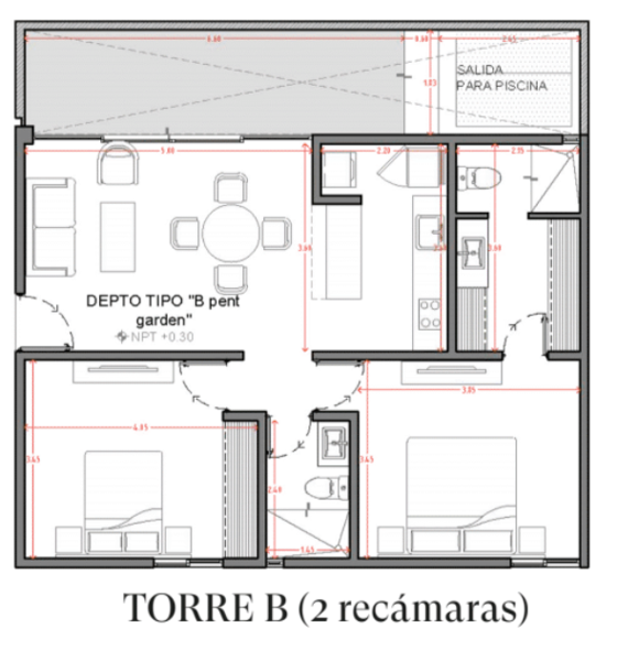 Departamento en venta en Temozon Norte, Mérida — foto 2 de 22