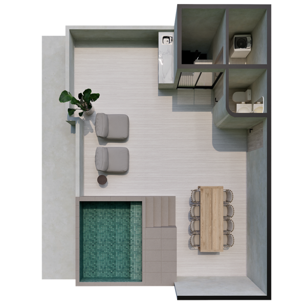 Departamento en venta en Luis Donaldo Colosio, Playa del Carmen — foto 2 de 13