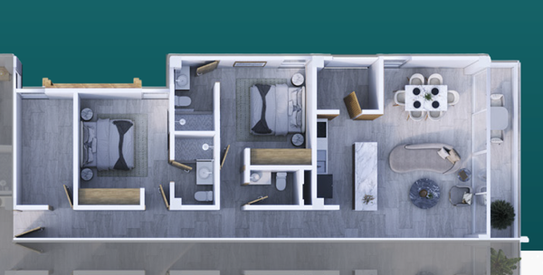 Departamento en venta en Chelem, Progreso — foto 2 de 15