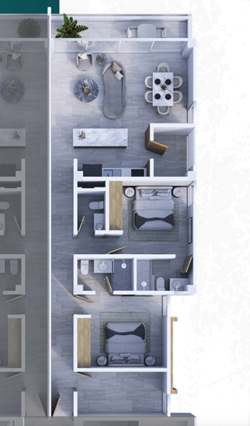 Departamento en venta en Chelem, Progreso — foto 3 de 15