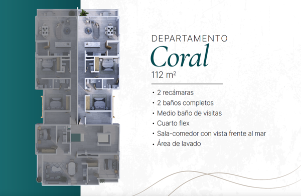 Departamento en venta en Chelem, Progreso — foto 2 de 15