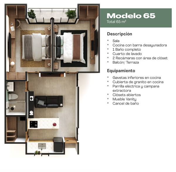 Departamento en venta en Diaz Ordaz, Mérida — foto 2 de 18