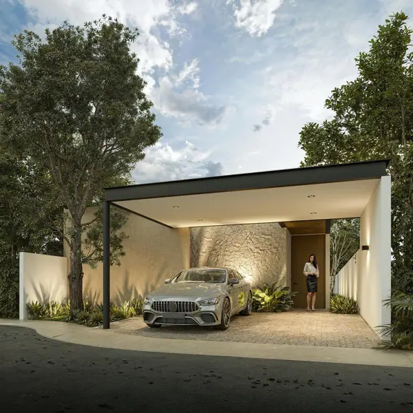 Casa Bambu de 1 Planta en Venta en Silvesta Residencial, Conkal