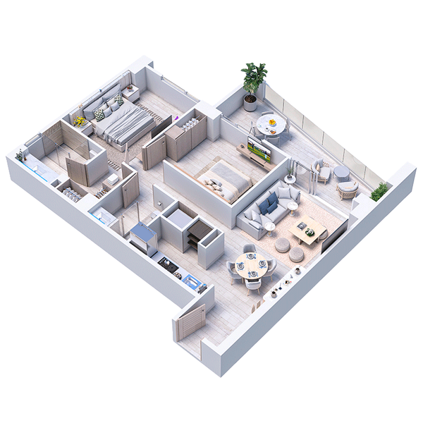 Departamento (Torre Maré) en Venta en Infiniti Mérida