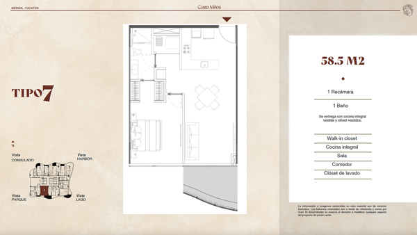 Departamento en venta en Xcumpich, Mérida — foto 2 de 20