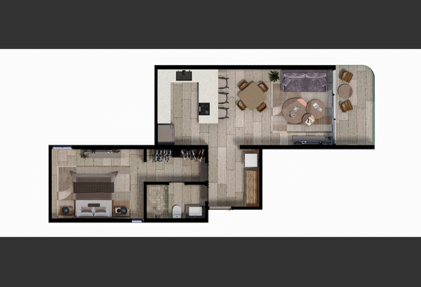 Departamento en venta en Campestre, Mérida — foto 2 de 14