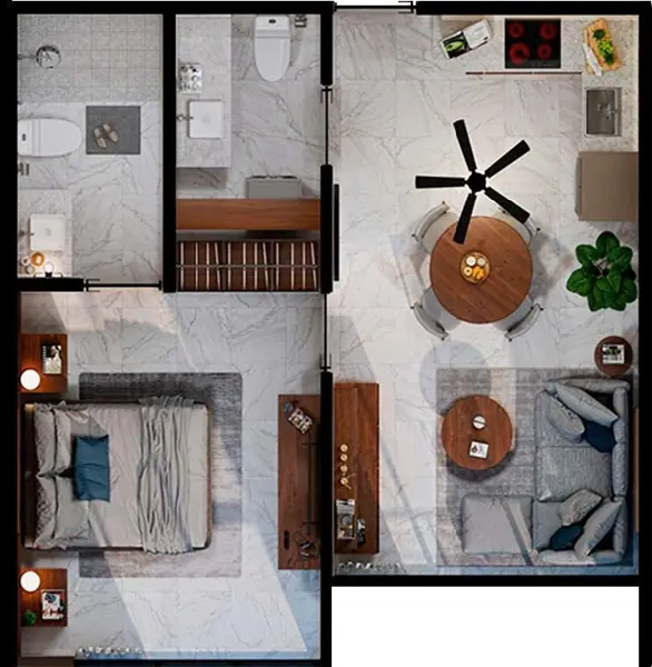 Departamento en venta en Temozon Norte, Mérida — foto 2 de 17