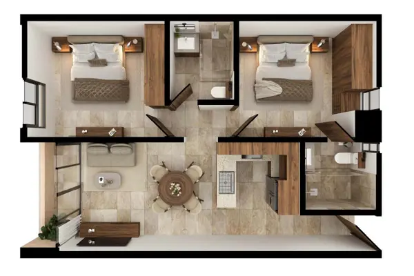 Departamento en venta en Dzibilchaltún, Mérida — foto 2 de 38