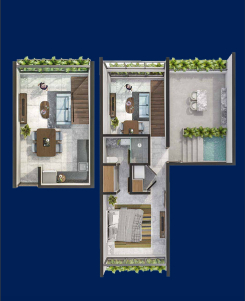 Departamento en venta en Temozon Norte, Mérida — foto 2 de 21