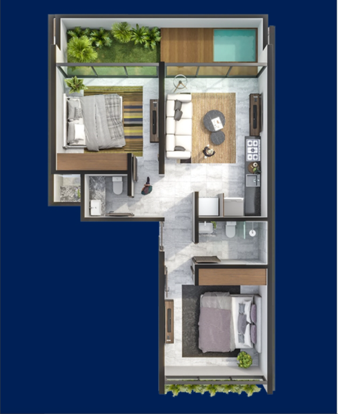 Departamento en venta en Temozon Norte, Mérida — foto 2 de 21