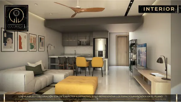Departamento en venta en Playa del Carmen Centro, Playa del Carmen — foto 3 de 19