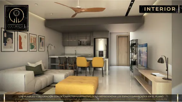 Departamento en venta en Playa del Carmen Centro, Playa del Carmen — foto 3 de 19