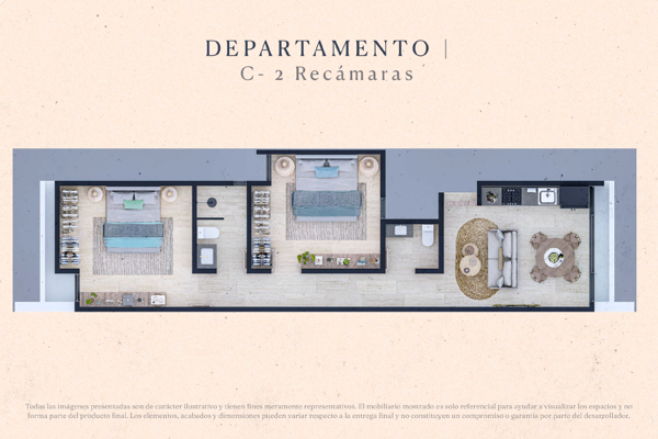 Departamento en venta en Sisal, Hunucmá — foto 3 de 25