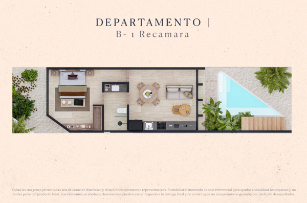 Departamento en venta en Sisal, Hunucmá — foto 3 de 25