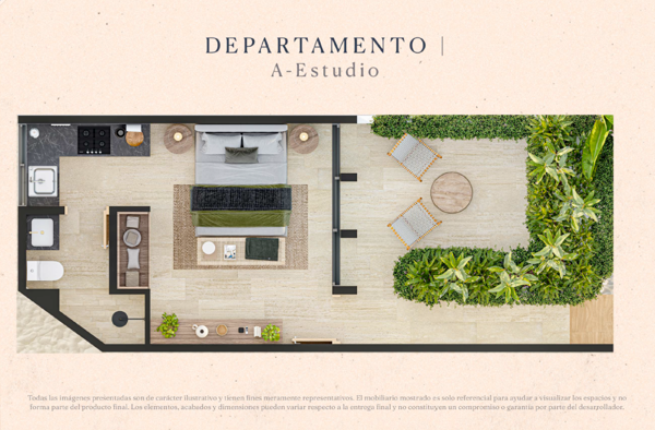 Departamento en venta en Sisal, Hunucmá — foto 3 de 25