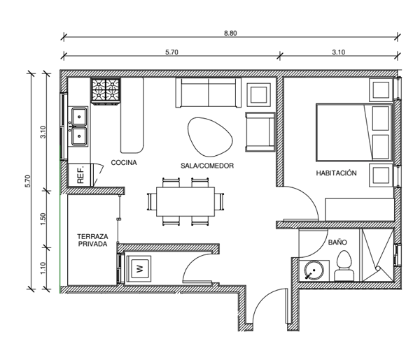 Departamento en venta en Gonzalo Guerrero, Playa del Carmen — foto 2 de 24