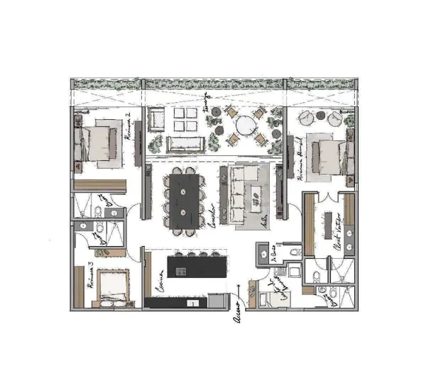 Departamento en venta en Temozon Norte, Mérida — foto 2 de 15