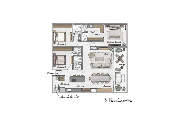 Departamento en venta en Temozon Norte, Mérida — foto 2 de 16