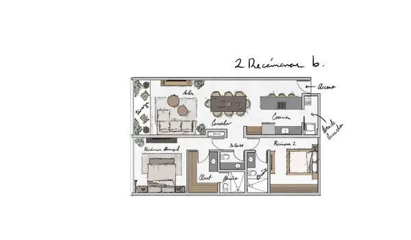 Departamento en venta en Temozon Norte, Mérida — foto 2 de 14