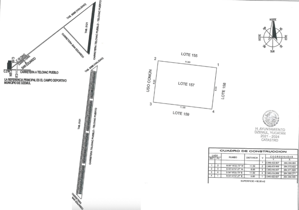 Terreno en venta en Pueblo San Eduardo, Telchac Pueblo — foto 2 de 11