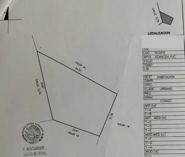 Terreno en venta en Ticopo, Acanceh — foto 2 de 9