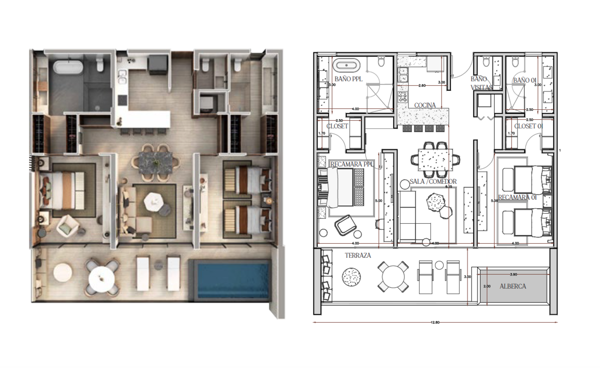 Departamento en venta en Xcanatún, Mérida — foto 2 de 36