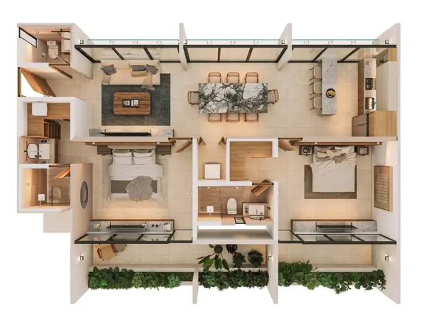 Departamento en venta en Temozon Norte, Mérida — foto 2 de 6