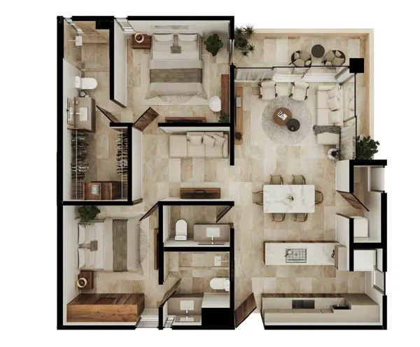 Departamento en venta en Dzibilchaltún, Mérida — foto 2 de 38