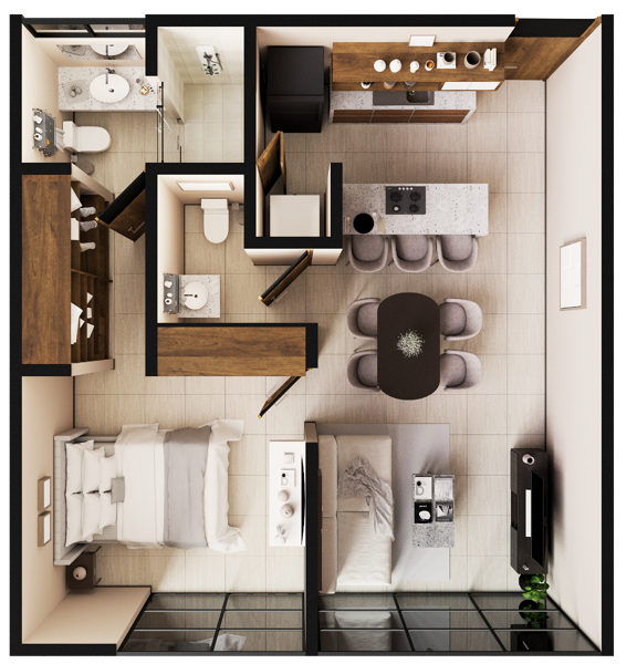 Departamento en venta en Cholul, Mérida — foto 2 de 38