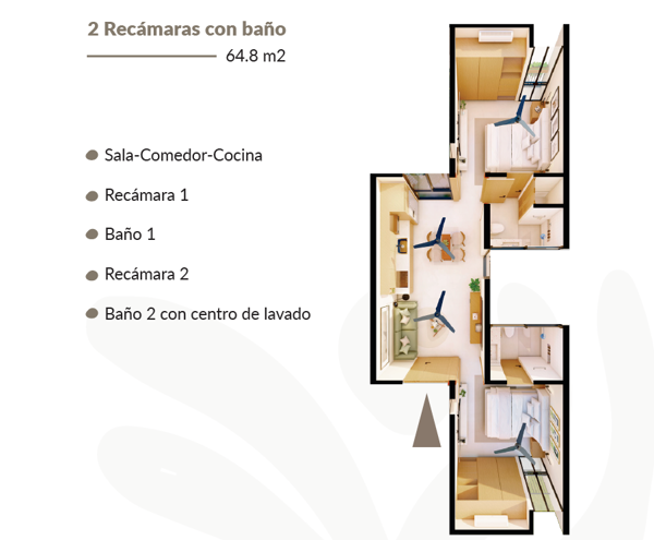 Departamento en venta en Miguel Aleman, Mérida — foto 2 de 28