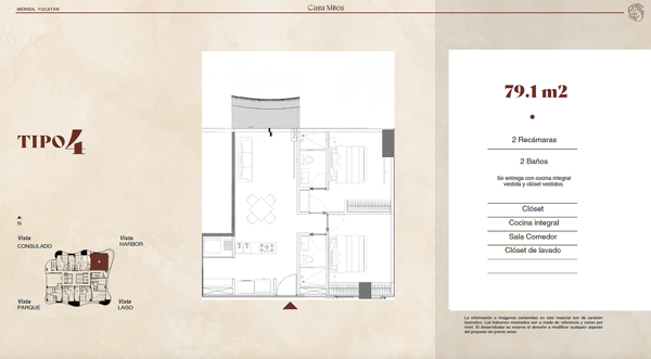 Departamento en venta en Xcumpich, Mérida — foto 2 de 22