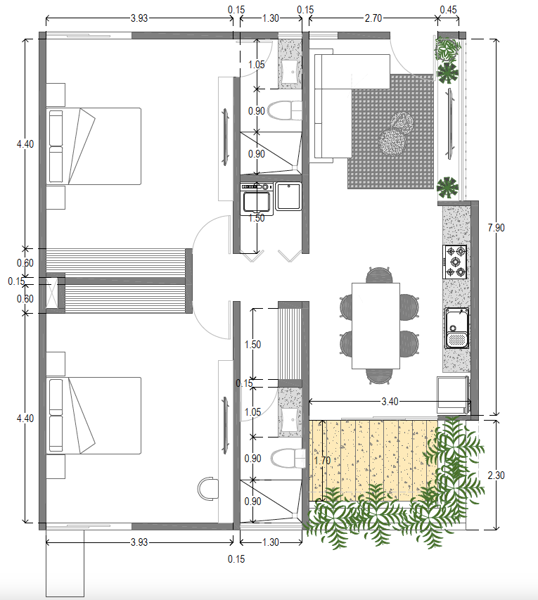 Departamento en venta en Temozon Norte, Mérida — foto 2 de 7