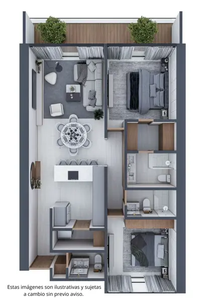 Departamento en venta en Mexico Norte, Mérida — foto 2 de 42
