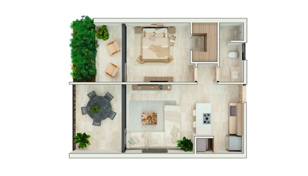 Departamento en venta en Sisal, Hunucmá — foto 2 de 12