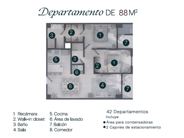 Departamento en venta en Vía Cordillera, Santa Catarina — foto 2 de 16