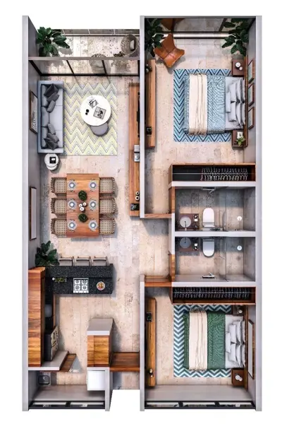 Departamento en venta en San Antonio Cucul, Mérida — foto 2 de 15
