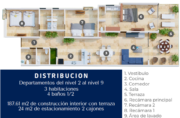 Departamento en venta en Chicxulub Puerto, Progreso — foto 2 de 47