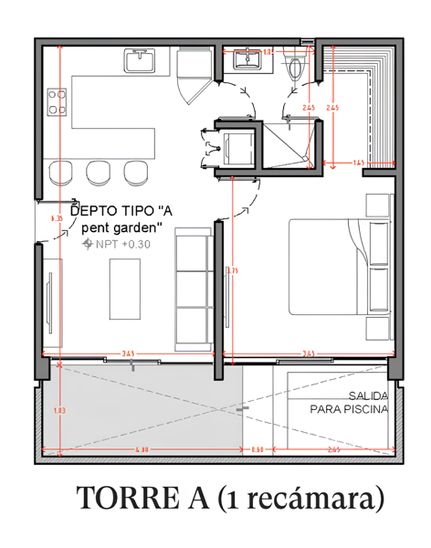 Departamento en venta en Temozon Norte, Mérida — foto 2 de 21