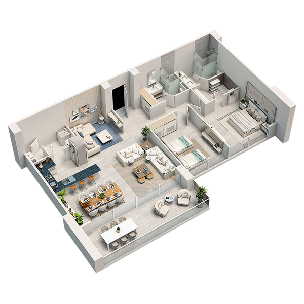 Departamento 2R148 Torre Vita1 en Venta en Infiniti Mérida