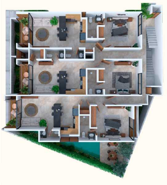 Departamento en venta en Chablekal, Mérida — foto 3 de 19