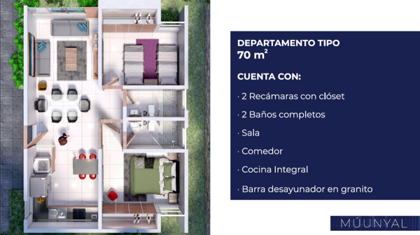 Departamento en venta en Temozon Norte, Mérida — foto 2 de 50