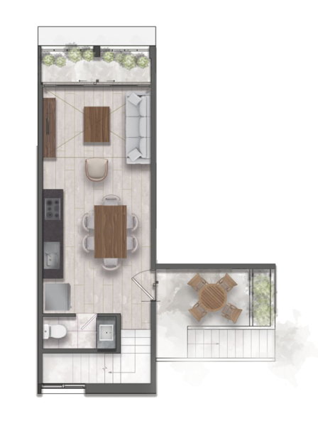 Departamento en venta en Temozon Norte, Mérida — foto 2 de 39