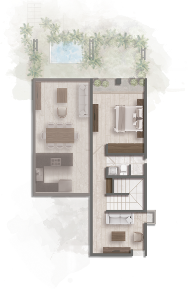 Departamento en venta en Temozon Norte, Mérida — foto 3 de 41