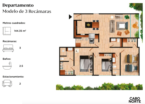 Departamento en venta en Cabo Norte, Mérida — foto 2 de 28